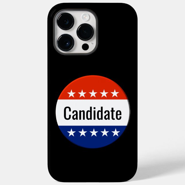 Custom Candidate Campaign 2024 Election Case-Mate iPhone Case (Back)