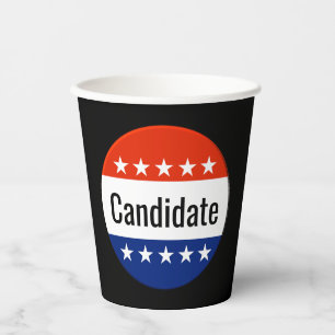 Custom Candidate Campaign 2024 Election Paper Cups