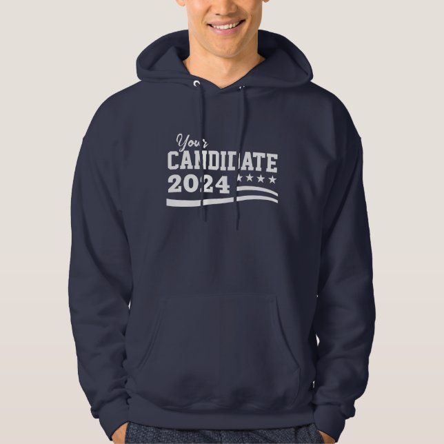 Custom Candidate Name Campaign Hoodie (Front)
