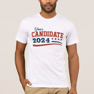 Custom Candidate Name Campaign T-Shirt