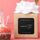 Custom Candle Label Black And White