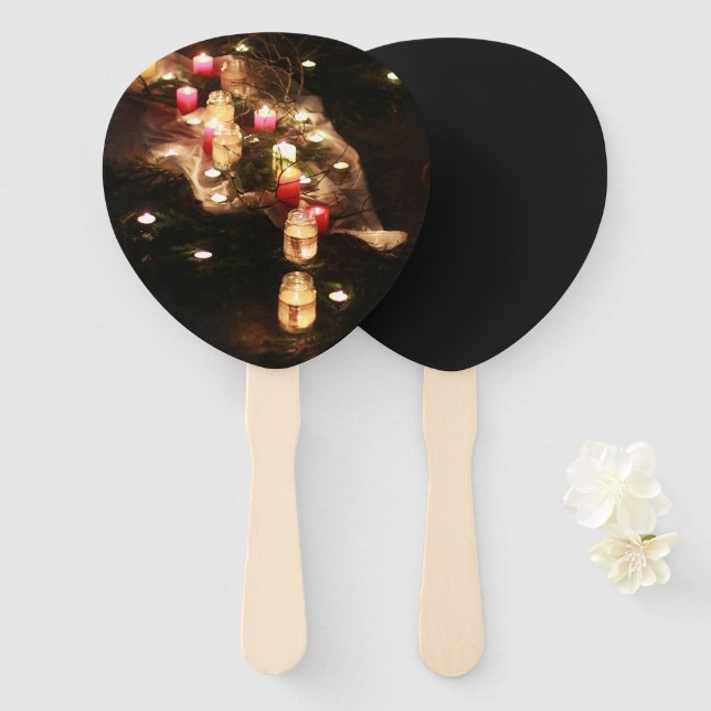 Custom Candle Path Teardrop Fan – Sotnichenko (Front and Back)