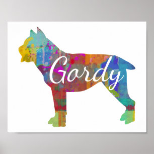 Custom Cane Corso Art Print