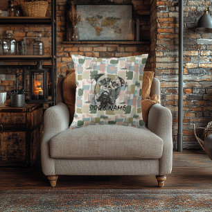 Custom Cane Corso Pillow Abstract Pattern