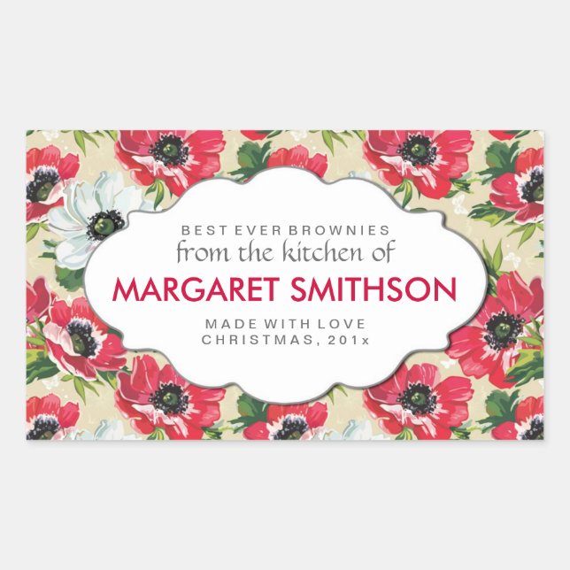 Custom Canning, Baking or Product Labels (Front)