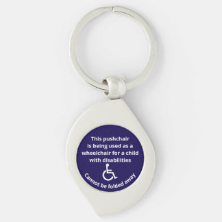 Custom Cannot Be Folded Away Stroller Wheelchair Key Ring