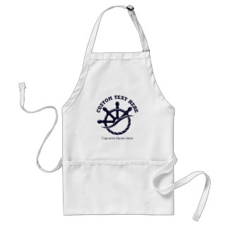Custom Captain Boat Nautical Gift Standard Apron