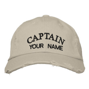 CUSTOM CAPTAIN - Embroidered Hat