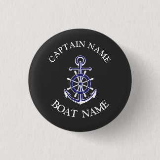 Custom captain sailor buttons