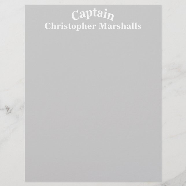 Custom Captain template (Front)