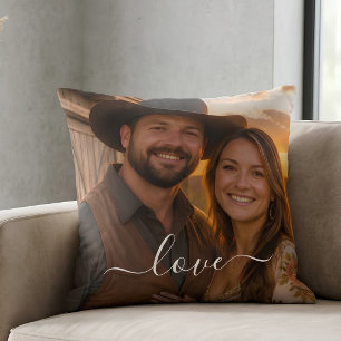 Custom Caption Double Sided Photo Cushion