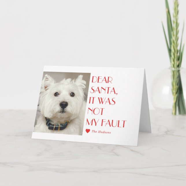 Custom Caption Editable Colour Modern Holiday Card (Front)