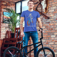 Custom Caption Skeleton on a BMX Bike Graphic