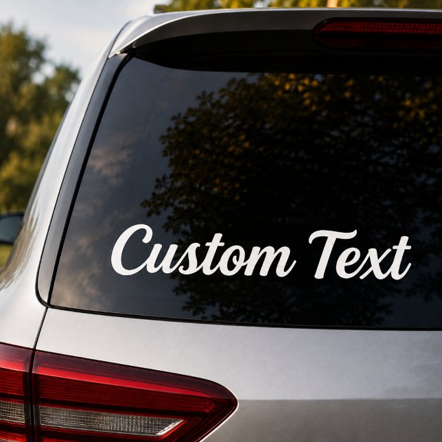 Custom Car Decal - Custom Text Sticker (Creator Uploaded)