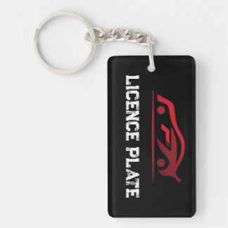 Custom Car License Plate Key Ring