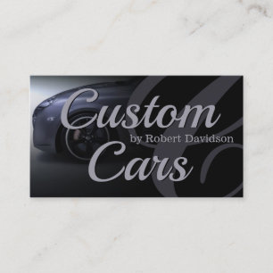 Custom car wrap business card