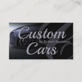 Custom car wrap business card