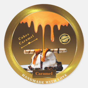 custom caramel label