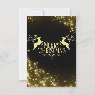 Custom Card 2021 Christmas Reindeer Gifts 