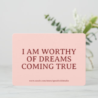 Custom Card for Women – Encouraging Self-Love Gift