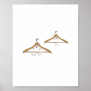 Custom card. funny Hangers Poster