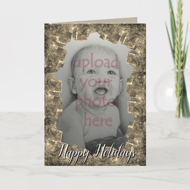 Custom Card Happy Holidays Card Nondenominational (Front)