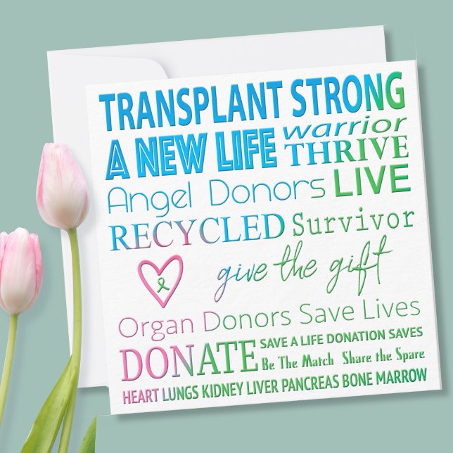 Custom Card Transplant Organ Donation Awareness (Creator Uploaded)