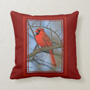 Custom Cardinal Throw Pillow