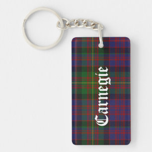 Custom Carnegie Tartan Plaid Key Chain