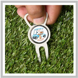 Custom Cart Clubs Monogram Name Marker  Divot Tool<br><div class="desc">Custom Cart Clubs with name and monogrammed golf ball marker, divot tool AND bottle opener --This is a great gift for all golf lovers -- simple and elegant. Personalise it with their initials/monogram. If you have any design questions or a special request, please send a chat or an email to:...</div>