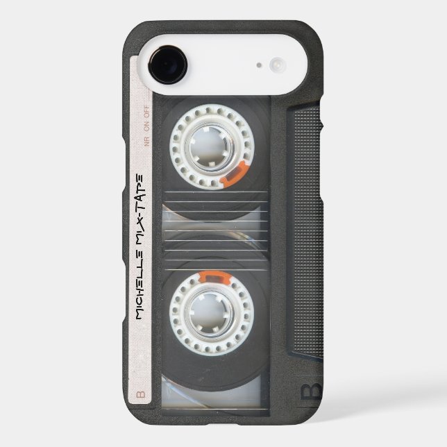 Custom Cassette Mixtape Case-Mate iPhone Case (Back)