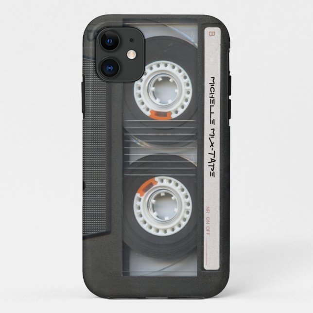 Custom Cassette Mixtape Case-Mate iPhone Case (Back)