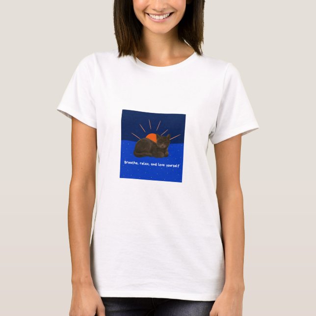 Custom Cat Graphic T-Shirt – Cute & Unique Cat 🐈 (Front)