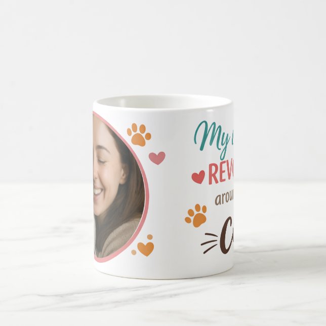 Custom Cat Lover Photo Mug  (Center)