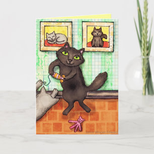 Custom Cat Lover's Friendship / Thank You Card