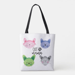 Custom Cat Mama Design   Personalised Cat Tote 