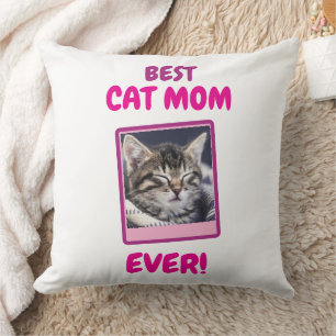 CUSTOM CAT MOM MUM EVER PET LOVE MOTHERS DAY DOG CUSHION