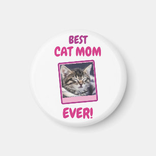CUSTOM CAT MOM MUM EVER PET LOVE MOTHERS DAY DOG  MAGNET