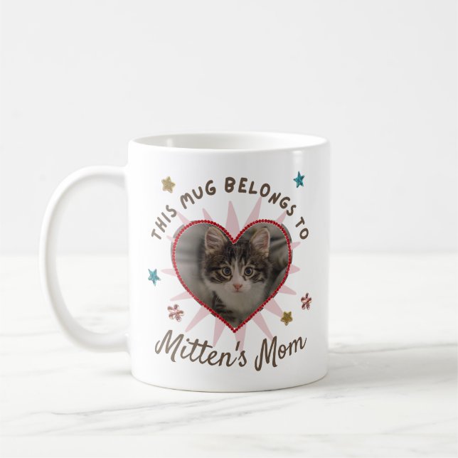 Custom Cat Mum Mug (Left)