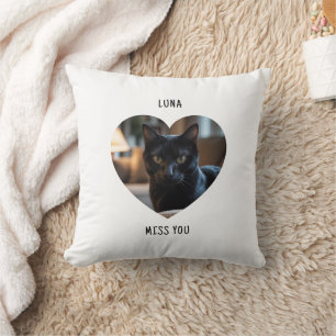 Custom Cat Pet Pillow Gift Memorial Keepsake
