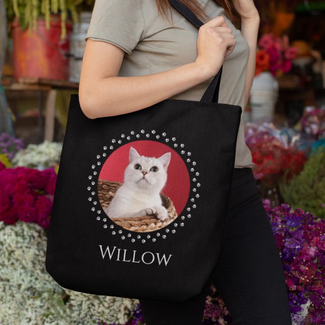 Custom Cat Photo Bag - Personalised Pet Gift (Creator Uploaded)