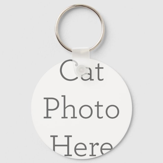 Metal Circle Keychain, 5.08 cm (Front)