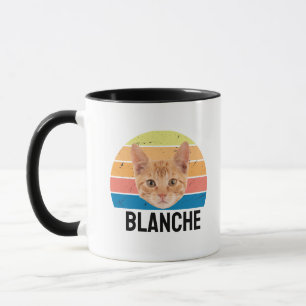 Custom Cat Vintage Cat Lover Owner Mum Dad Pet Mug