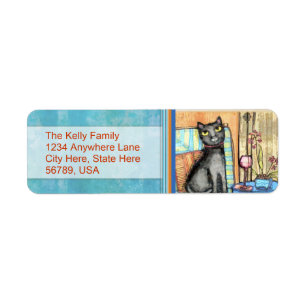Custom  Cats Return Address Labels