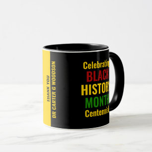 Custom Celebrating Black History Month Centennial Mug