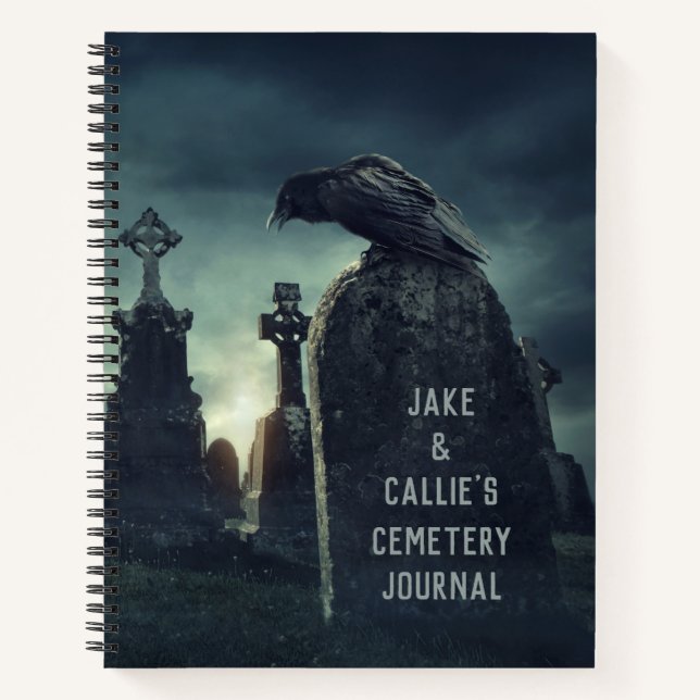 Custom Cemetery Travel Journal (Front)