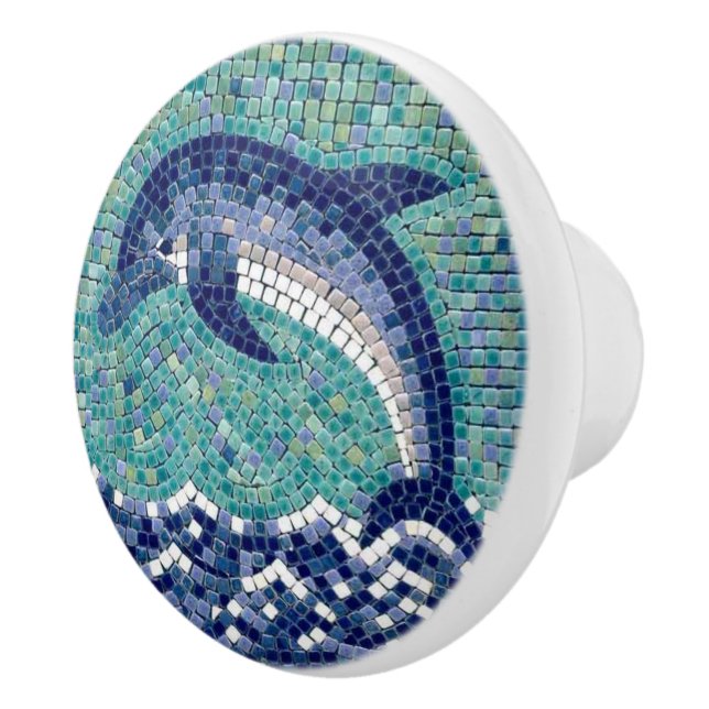 Custom Ceramic Knob/Ceramic Dolphin image Knob (Right)