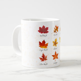 Custom Ceramic Mug, Autumn Leaves Mug for Her