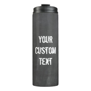 Custom Chalk Board Travel Tumbler