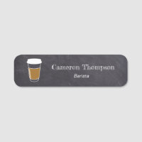 Custom Chalkboard Coffee Shop Business Employee